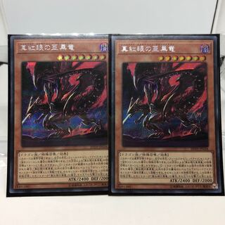 真紅眼の亜黒竜 シークレットレア2枚
