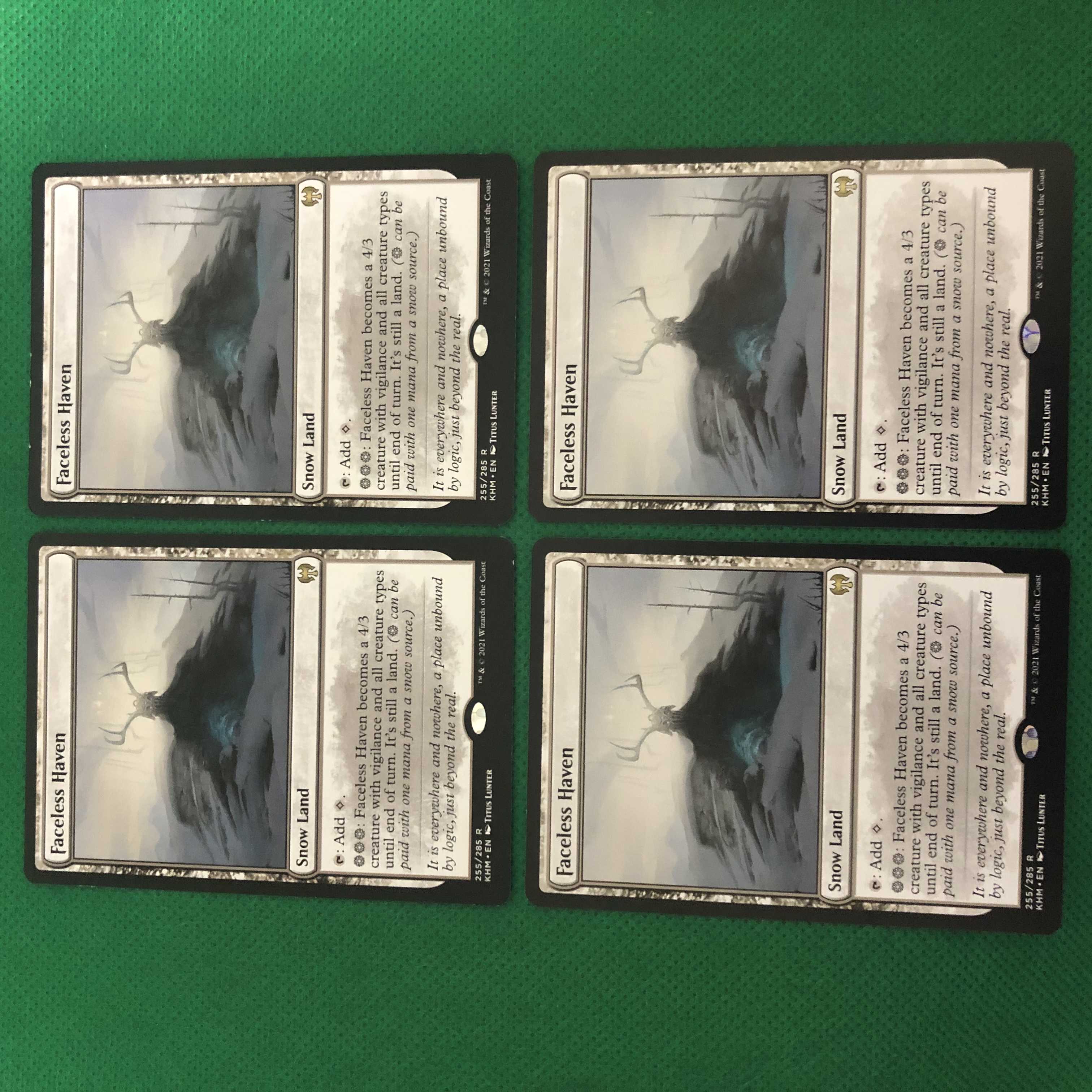 MTG 不詳の安息地 英語版 4枚