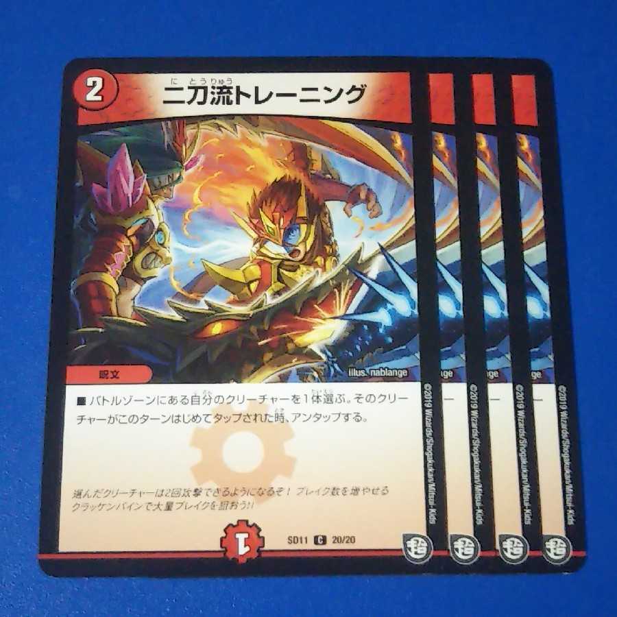 二刀流トレーニング 4枚【管理記号1116】