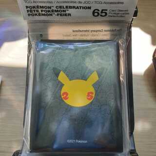 新品 ポケモン25周年記念 スリーブ黒（正規品）