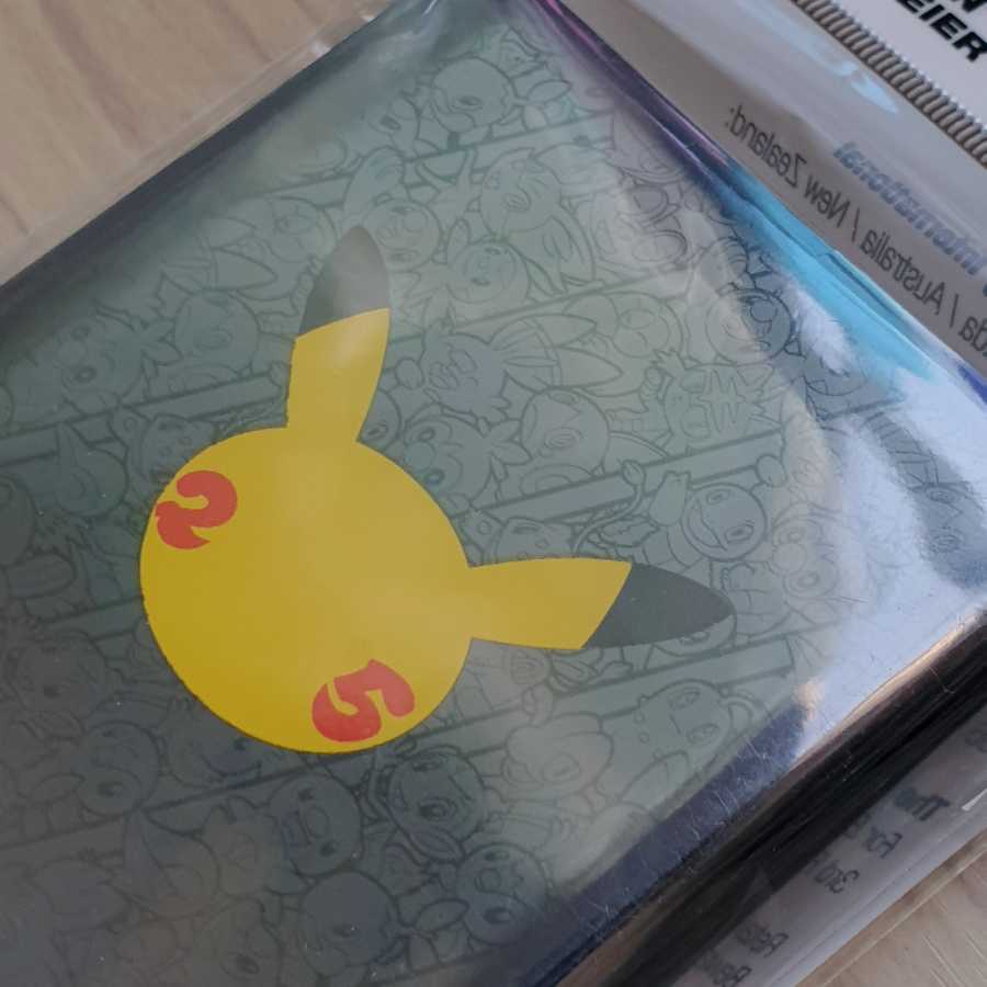 新品 ポケモン25周年記念 スリーブ黒（正規品）