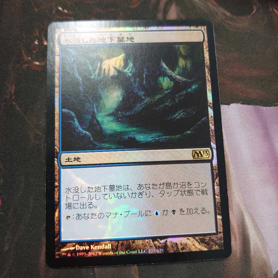 水没した地下墓地 Foil 1枚