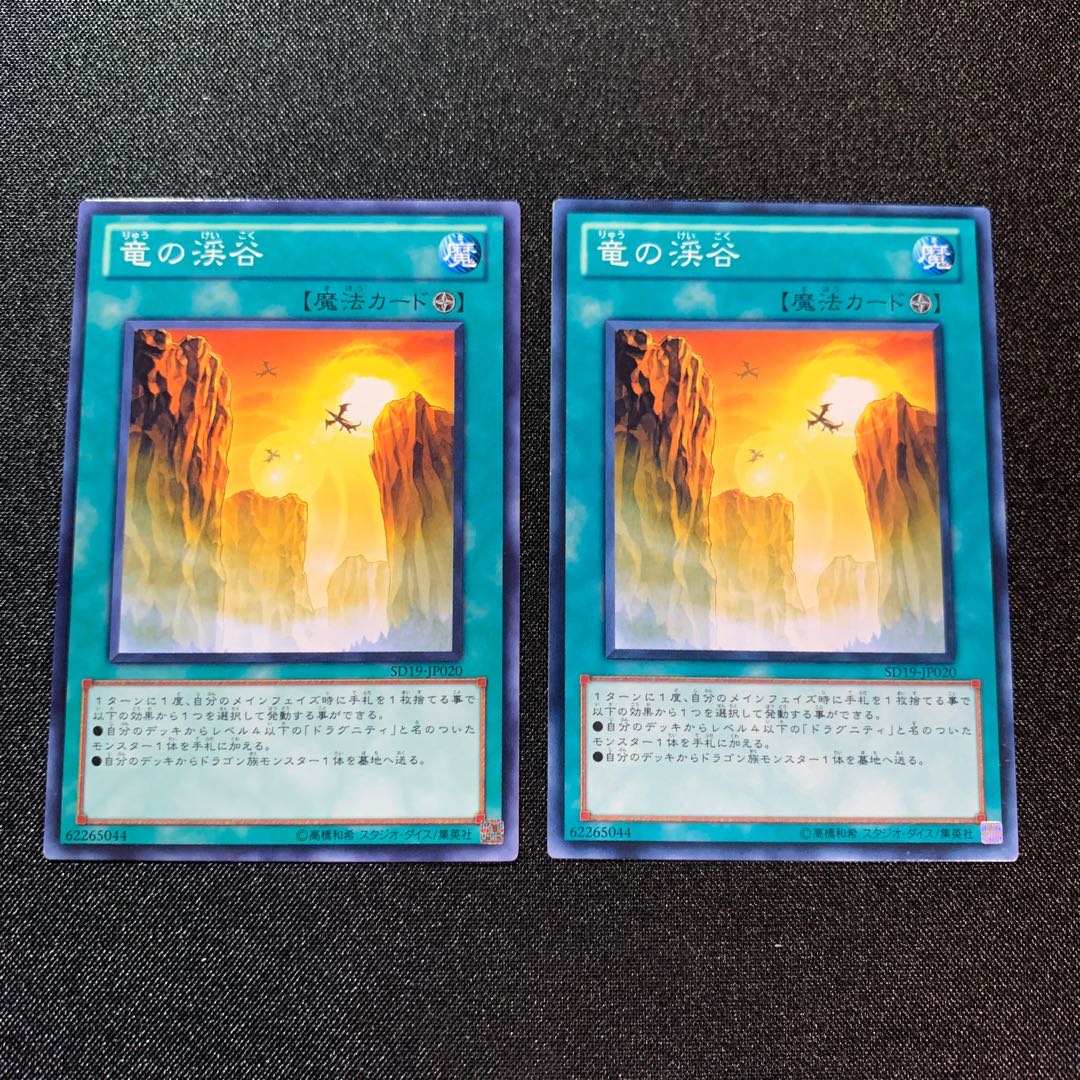 竜の渓谷 ノーマル　２枚セット