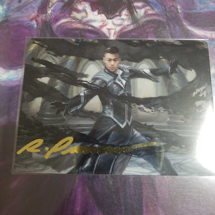 墨の決闘者、キリアン イラストカード 箔押し サインド