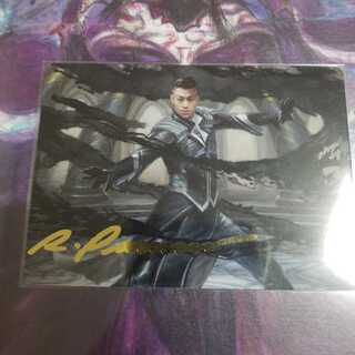 墨の決闘者、キリアン イラストカード 箔押し サインド