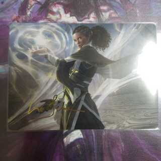 賢い光術師 イラストカード 箔押し サインド