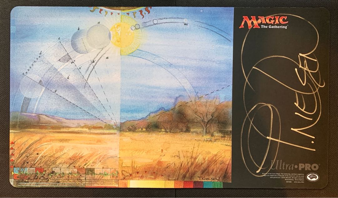 Terese Nielsen【グルランド/平地】サイン入り プレイマット MTG