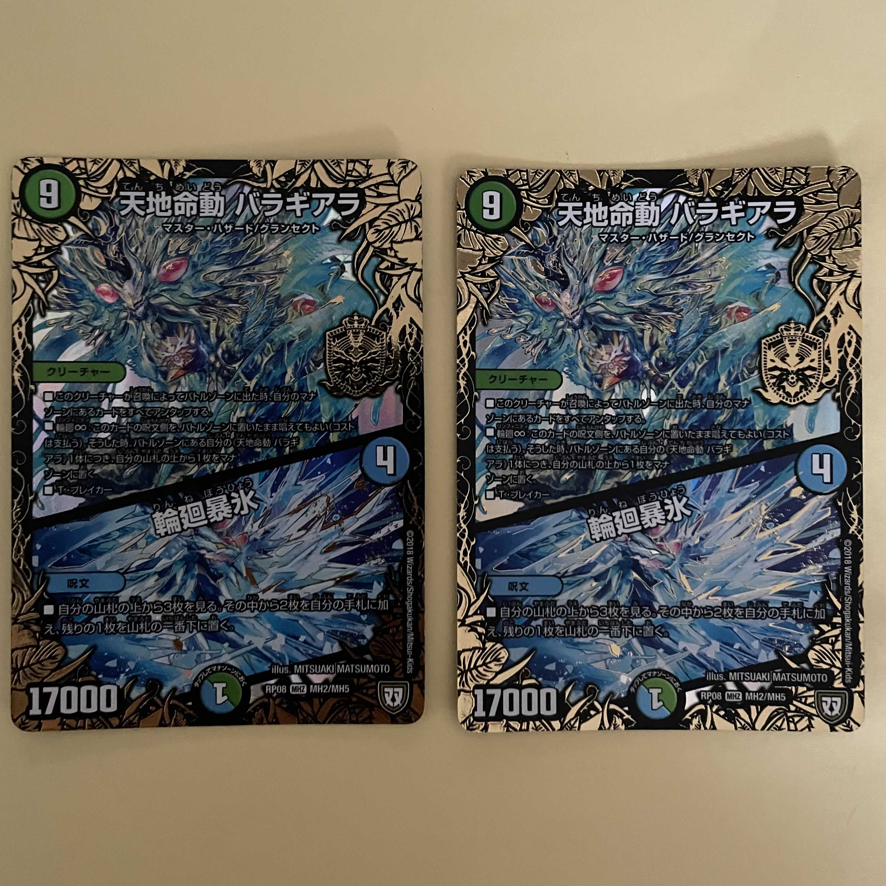 天地命動 バラギアラ|輪廻暴氷 2枚
