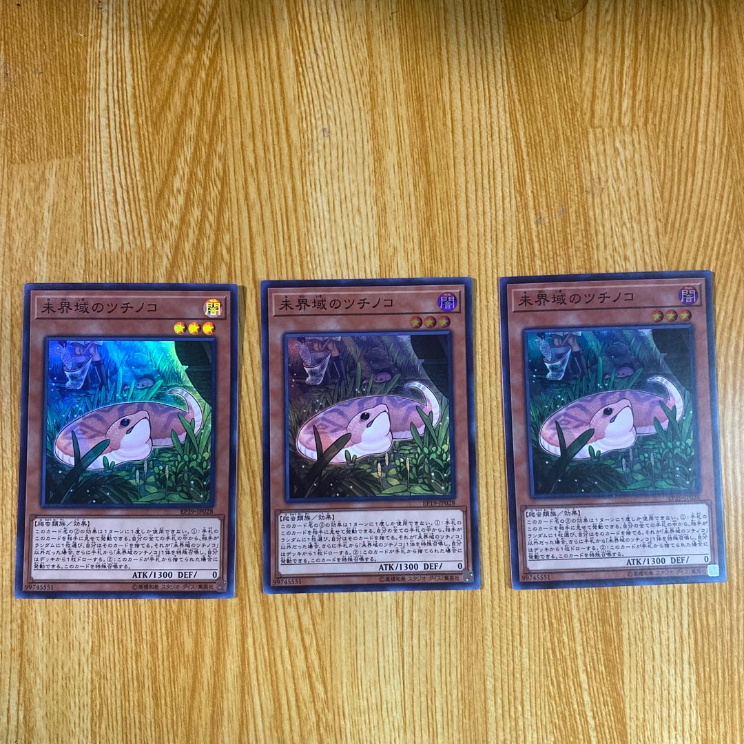 未界域のツチノコ　3枚セット