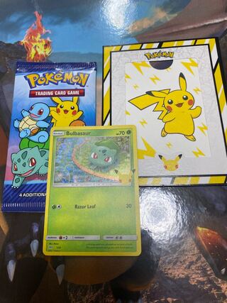 ポケモン25周年 米国マクドナルド限定プロモ フシギダネ ホロ カード立て付き