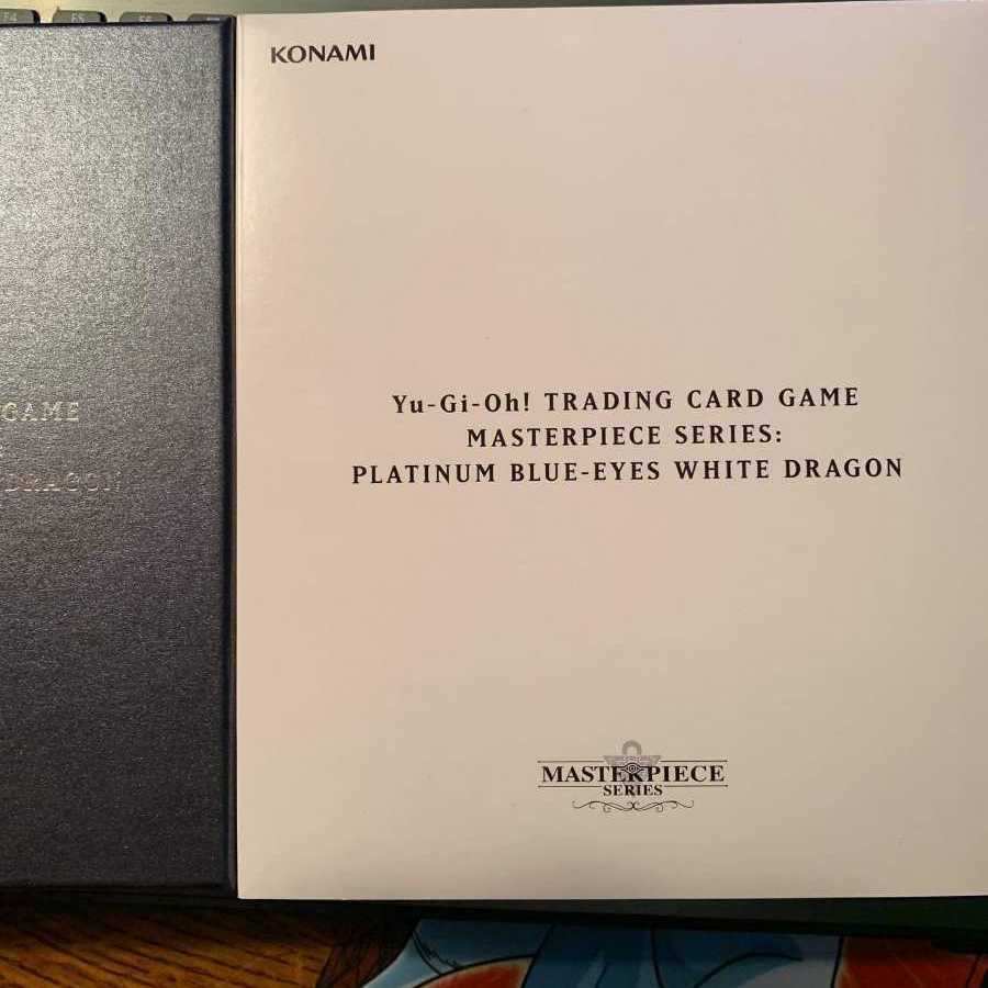遊戯王 英語 MASTERPIECE 青眼の白龍 ブルーアイズ プラチナ、純銀製