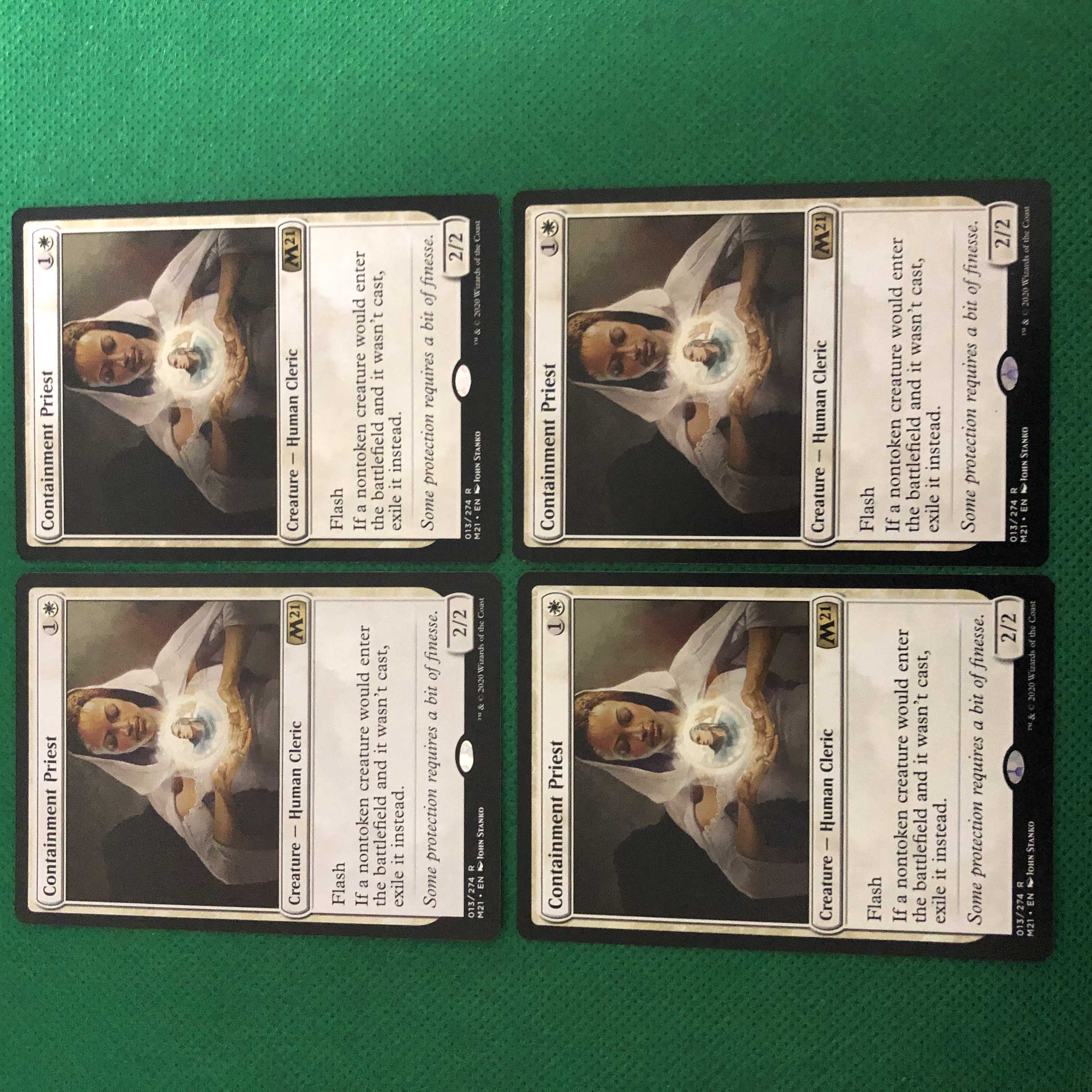 封じ込める僧侶 英語版 4枚