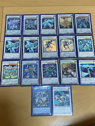 構築済み　スターダスト　ジャンド　デッキ　専用スリーブ付き