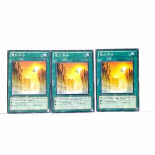 竜の渓谷 3枚セット 遊戯王 無言可 レア ノーマル