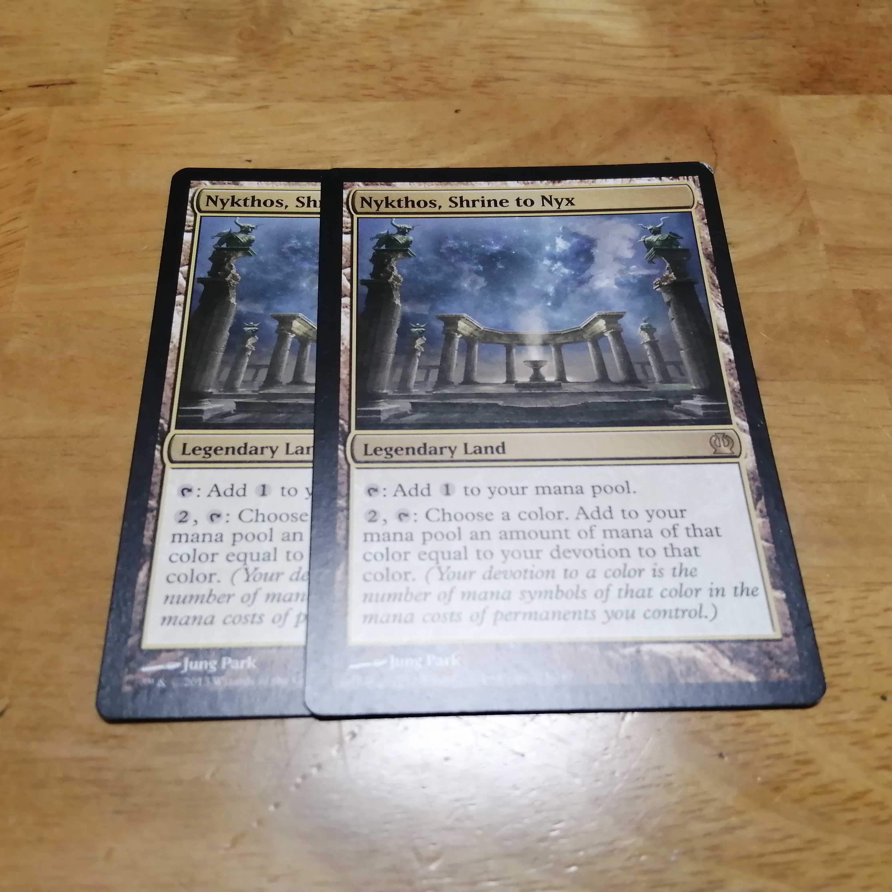 ニクスの祭殿、ニクソス　英　2枚セット