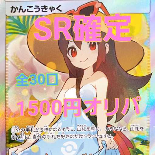 【5口】500円引き＋送料無料 第二弾　全３０口　かんこうきゃく　ポケ袋