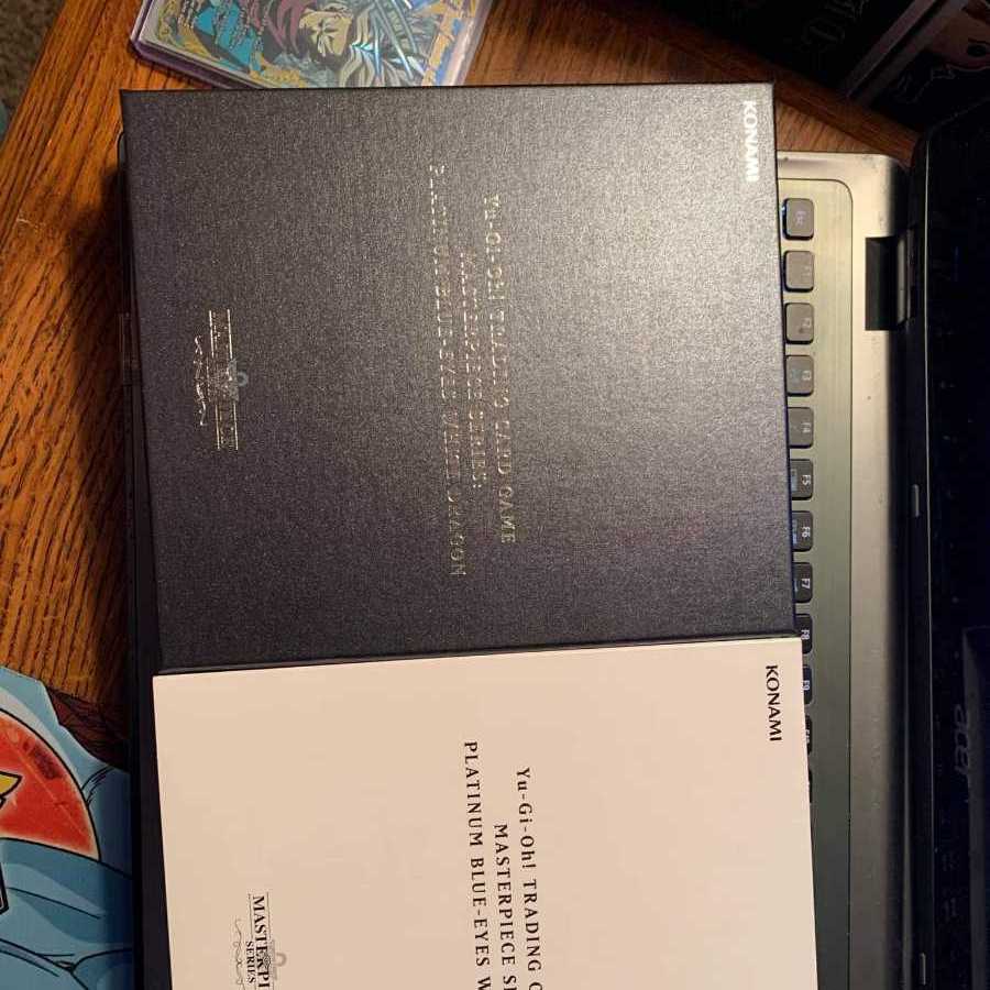 遊戯王 英語 MASTERPIECE 青眼の白龍 ブルーアイズ プラチナ、純銀製