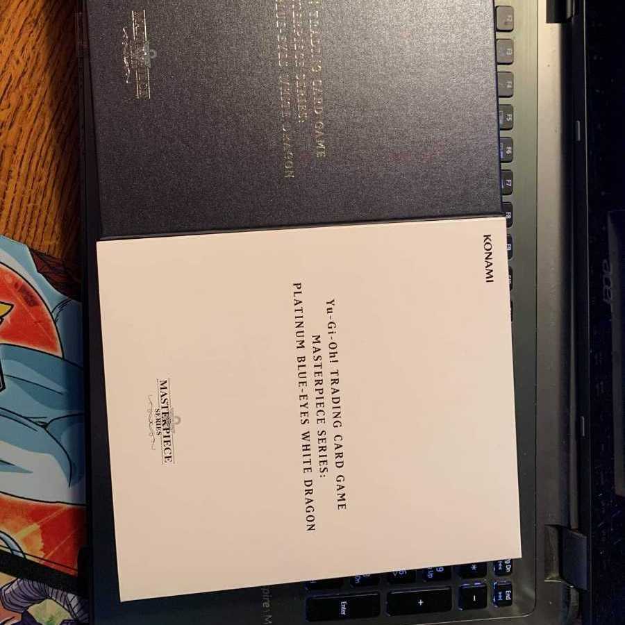 遊戯王 英語 MASTERPIECE 青眼の白龍 ブルーアイズ プラチナ、純銀製