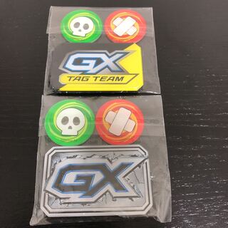 ポケモンカード 海外版 公式 アクリル製 GXマーカー どく やけど 2種 1