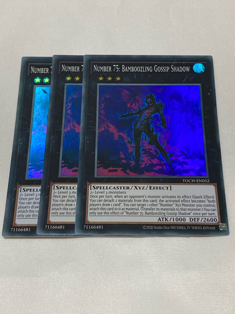 No.75 惑乱のゴシップ・シャドー　英語版　EU版　3枚