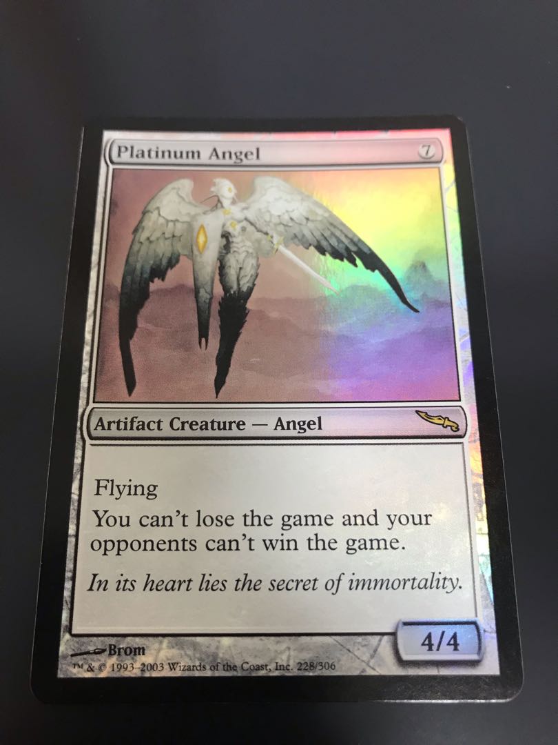 白金の天使　初版Foil 英語