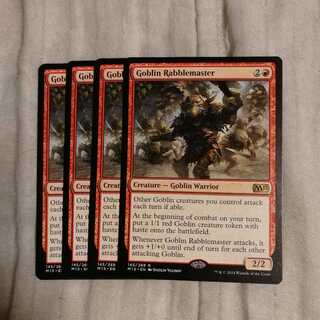 ゴブリンの熟練扇動者　４枚