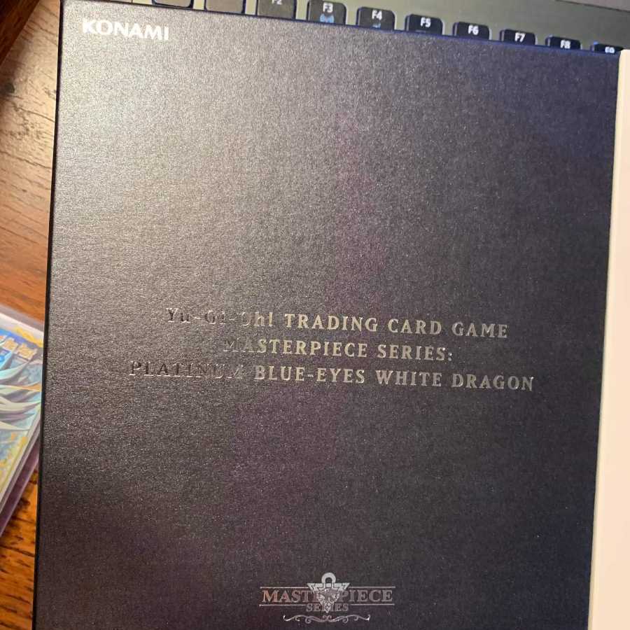 遊戯王 英語 MASTERPIECE 青眼の白龍 ブルーアイズ プラチナ、純銀製