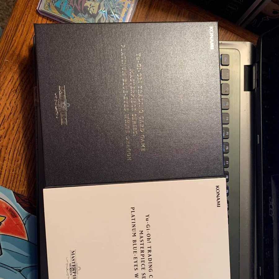 遊戯王 英語 MASTERPIECE 青眼の白龍 ブルーアイズ プラチナ、純銀製