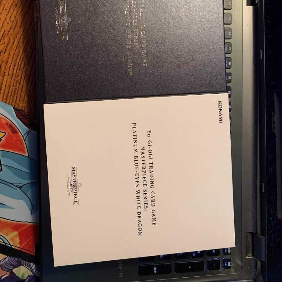 遊戯王 英語 MASTERPIECE 青眼の白龍 ブルーアイズ プラチナ、純銀製