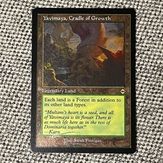 MTG 成長の揺り篭、ヤヴィマヤ 旧枠 英語 3枚セット FOIL] 成長の揺り篭、ヤヴィマヤ/Yavimaya, Cradle of Growth