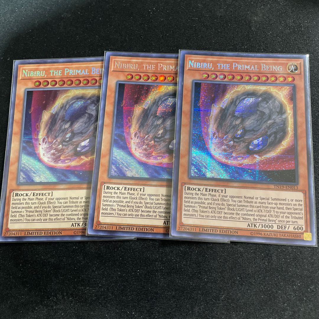 Nibiru, the Primal Being Secret Rare English 3 copies