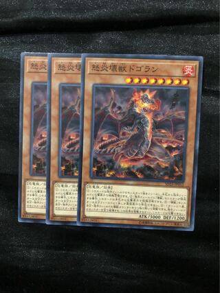 遊戯王 怒炎壊獣ドゴラン　3枚セット