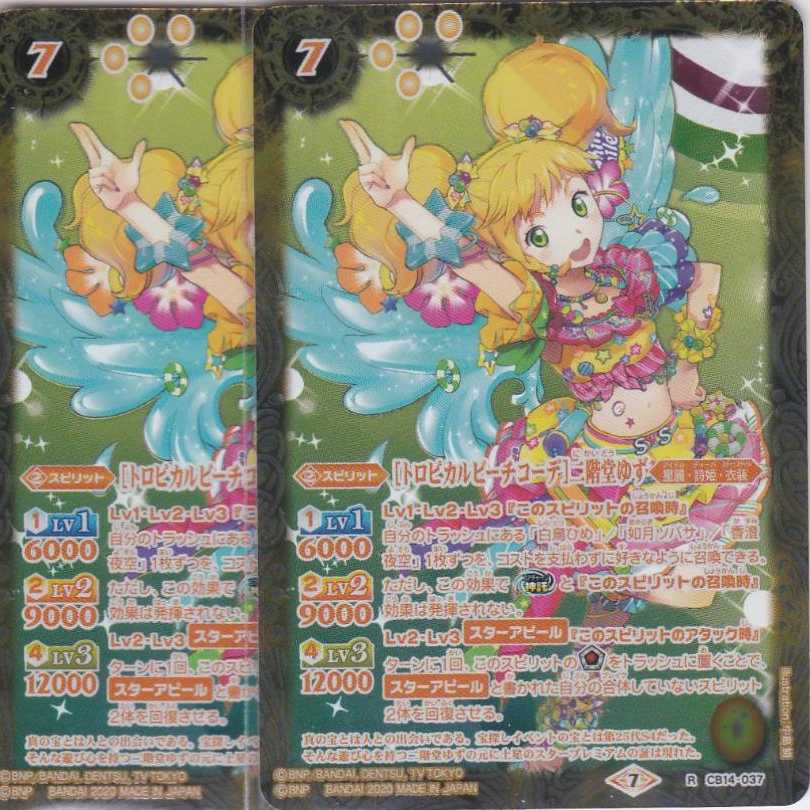 [トロピカルビーチコーデ]二階堂ゆず　３枚　R　CB14