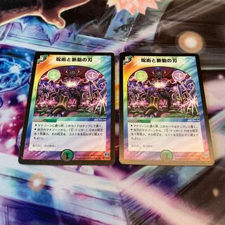 呪術と脈動の刃　2枚