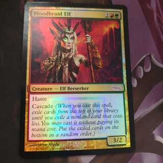 MTG 血編み髪のエルフ サンイド  プロモ foil 血編み髪のエルフ/Bloodbraid Elf》[PC2] 金U | 日本最大級 MTG