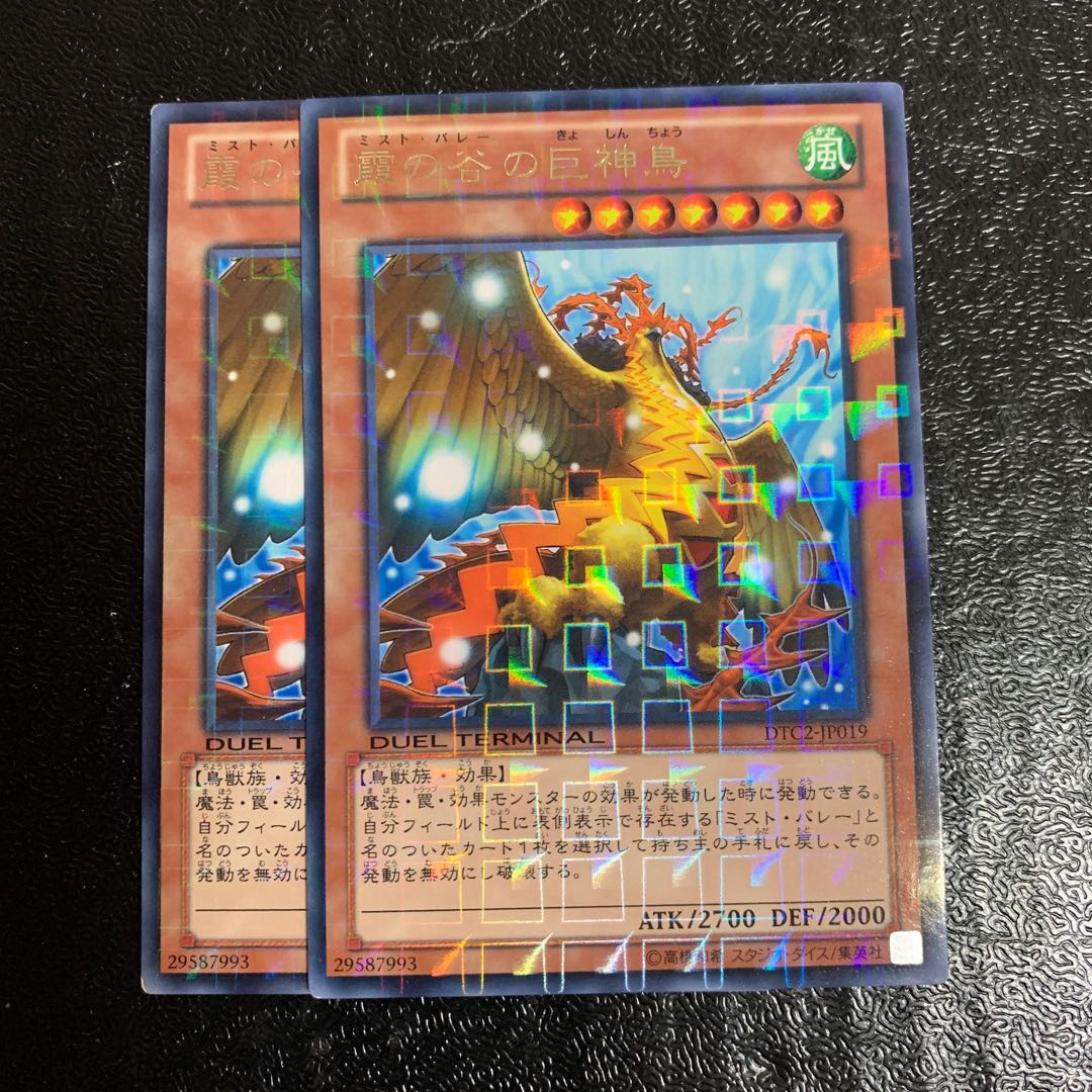 霞の谷の巨神鳥　2枚