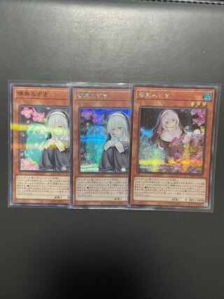 遊戯王 儚無みずき  3種類