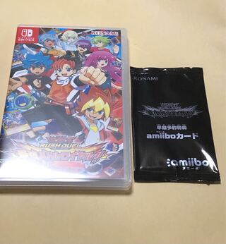 遊戯王 ラッシュデュエル ゲームソフト amiiboカード 未開封 付き