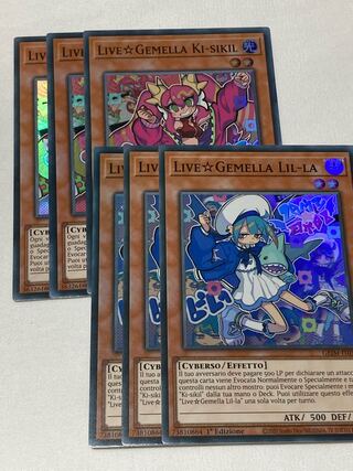 Live☆Twin リィラ　キスキル　イタリア語版　EU版　3枚