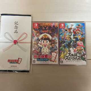 新品未開封　スマブラ　桃太郎電鉄　スイッチソフト