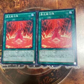 遊戯王★暴走魔法陣★ノーマル二枚★