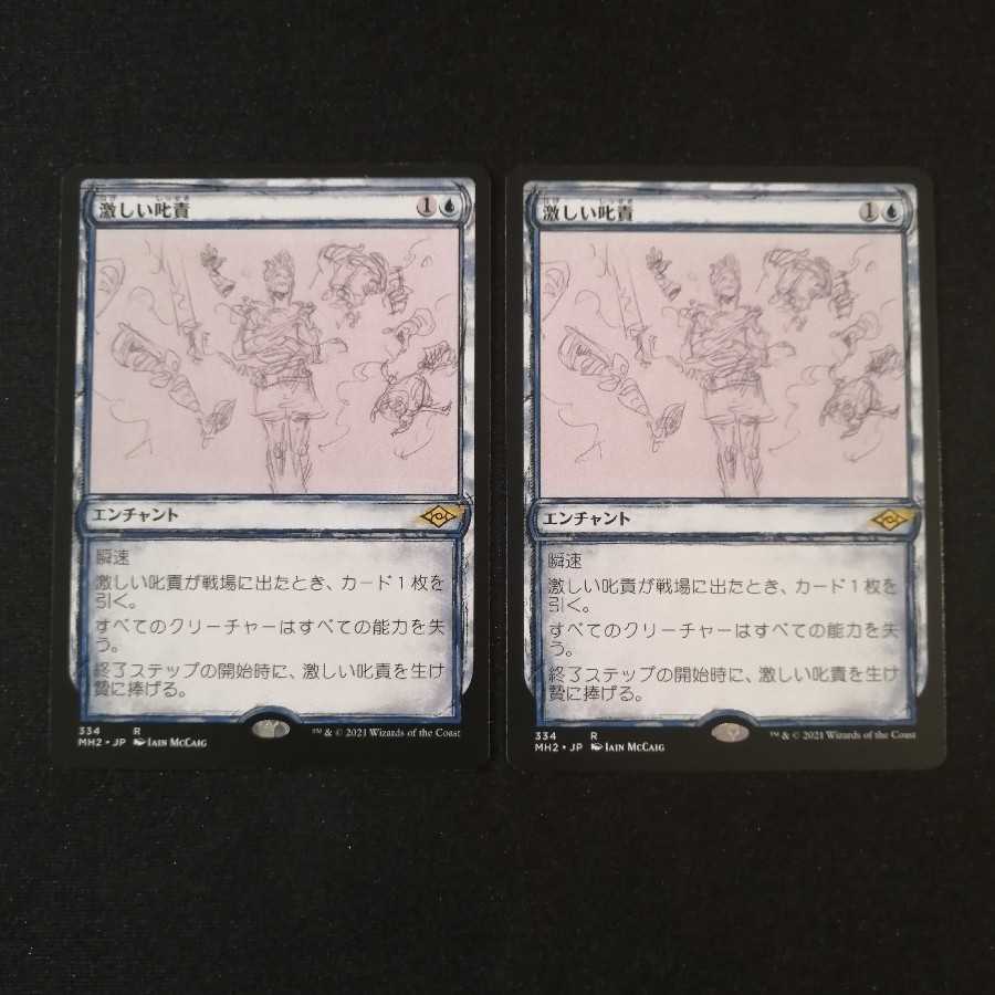 【同梱割引あり】激しい叱責2枚セット