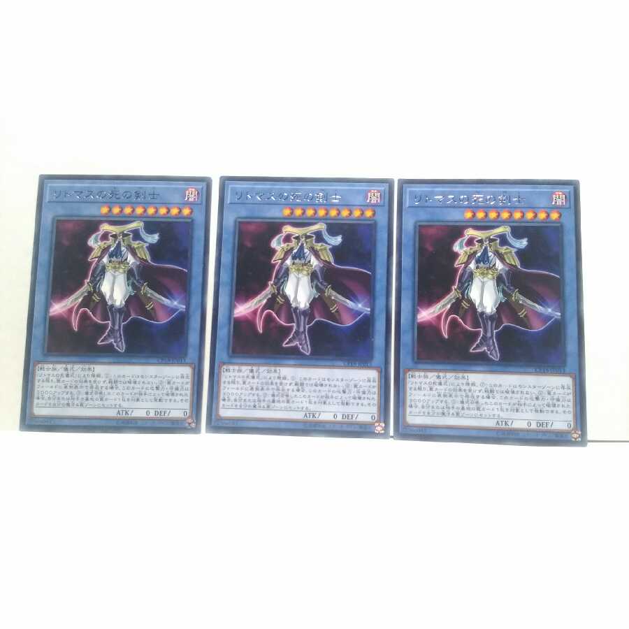 リトマスの死の剣士 3枚セット 遊戯王 無言可 レア ノーマルの通販 無言オッケー 904598233 Magi トレカ専用フリマアプリ