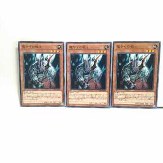 Fiendish Rhino Warrior Set of 3 Yu-Gi-Oh Mute Rare Normal