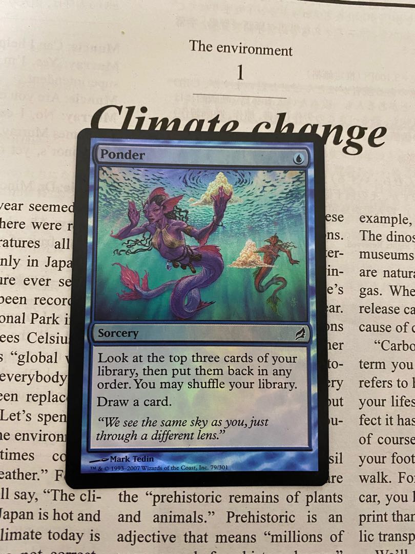 MTG Ponder Lorwin English Foil Ponder