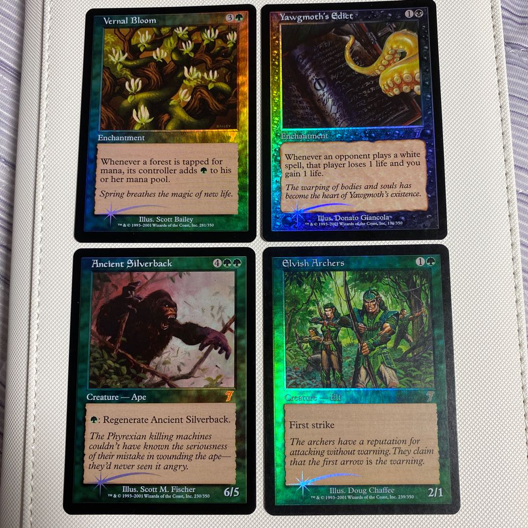 7 editions English FOIL sold in bulk