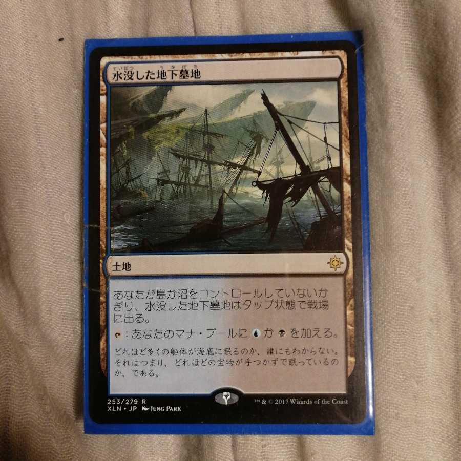 水没した地下墓地 1枚