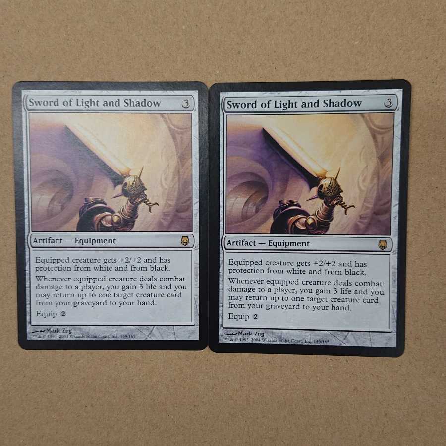 MTG Light, Shadow and Sword English [DST] Set of 2