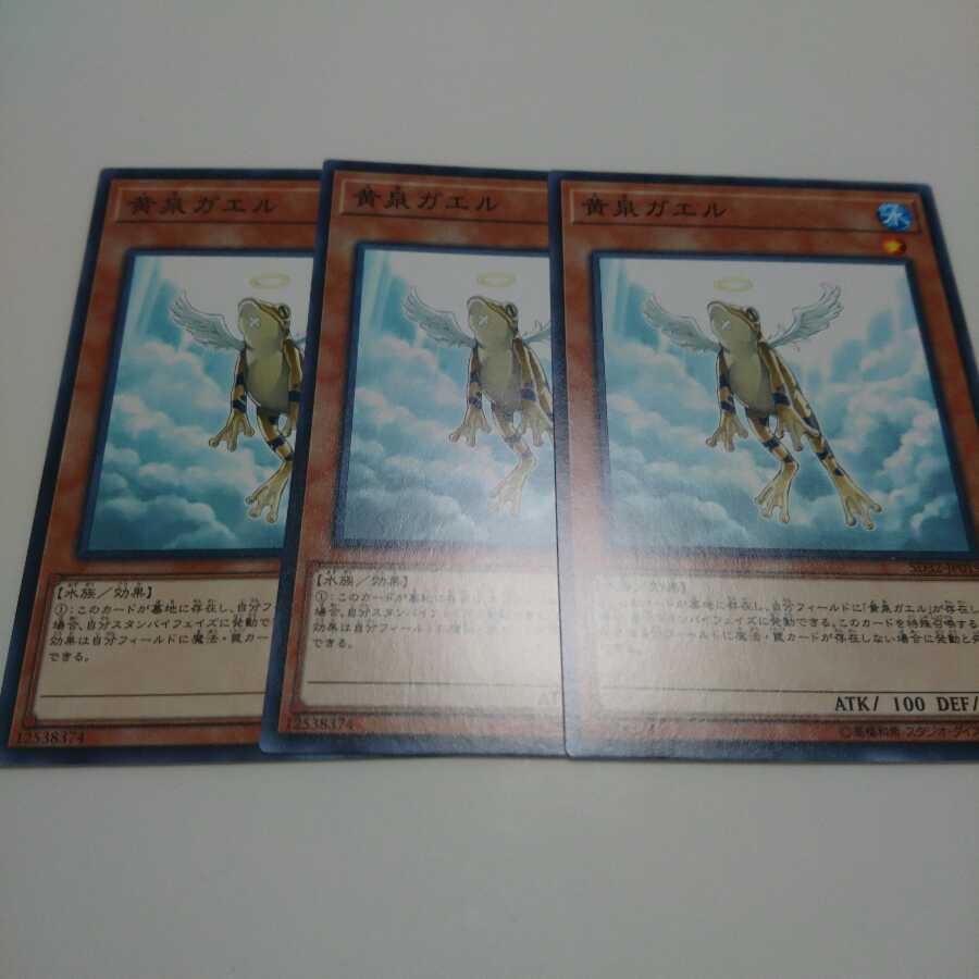 遊戯王 黄泉ガエル 3枚