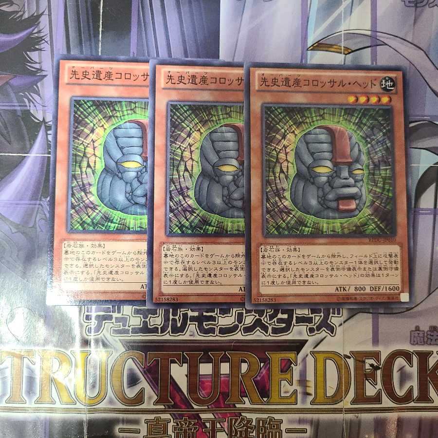 先史遺産コロッサル・ヘッド ノーマル 3枚